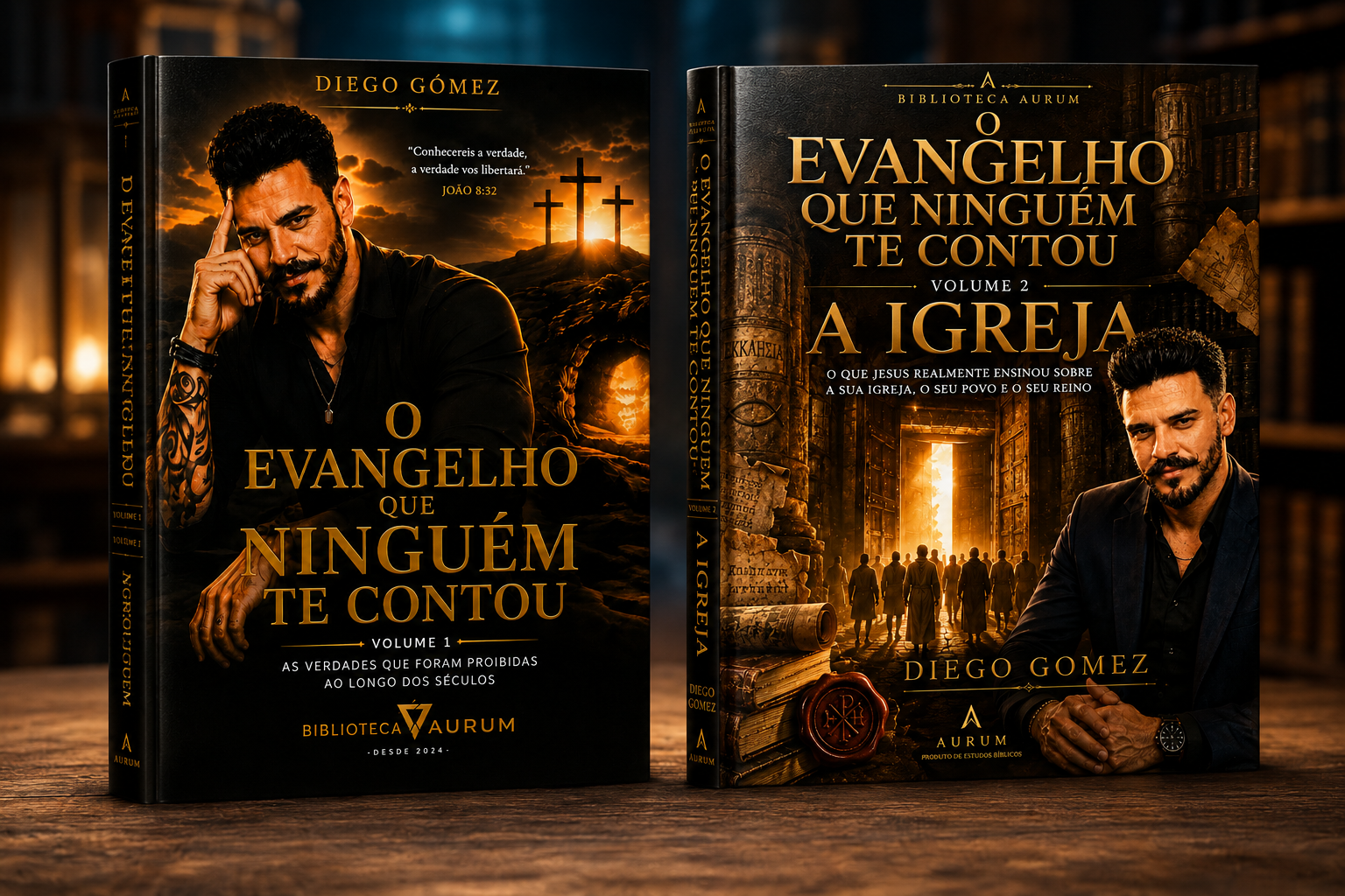 O Evangelho que Ninguém te Contou — Combo Volume 1 e Volume 2 — Biblioteca AURUM