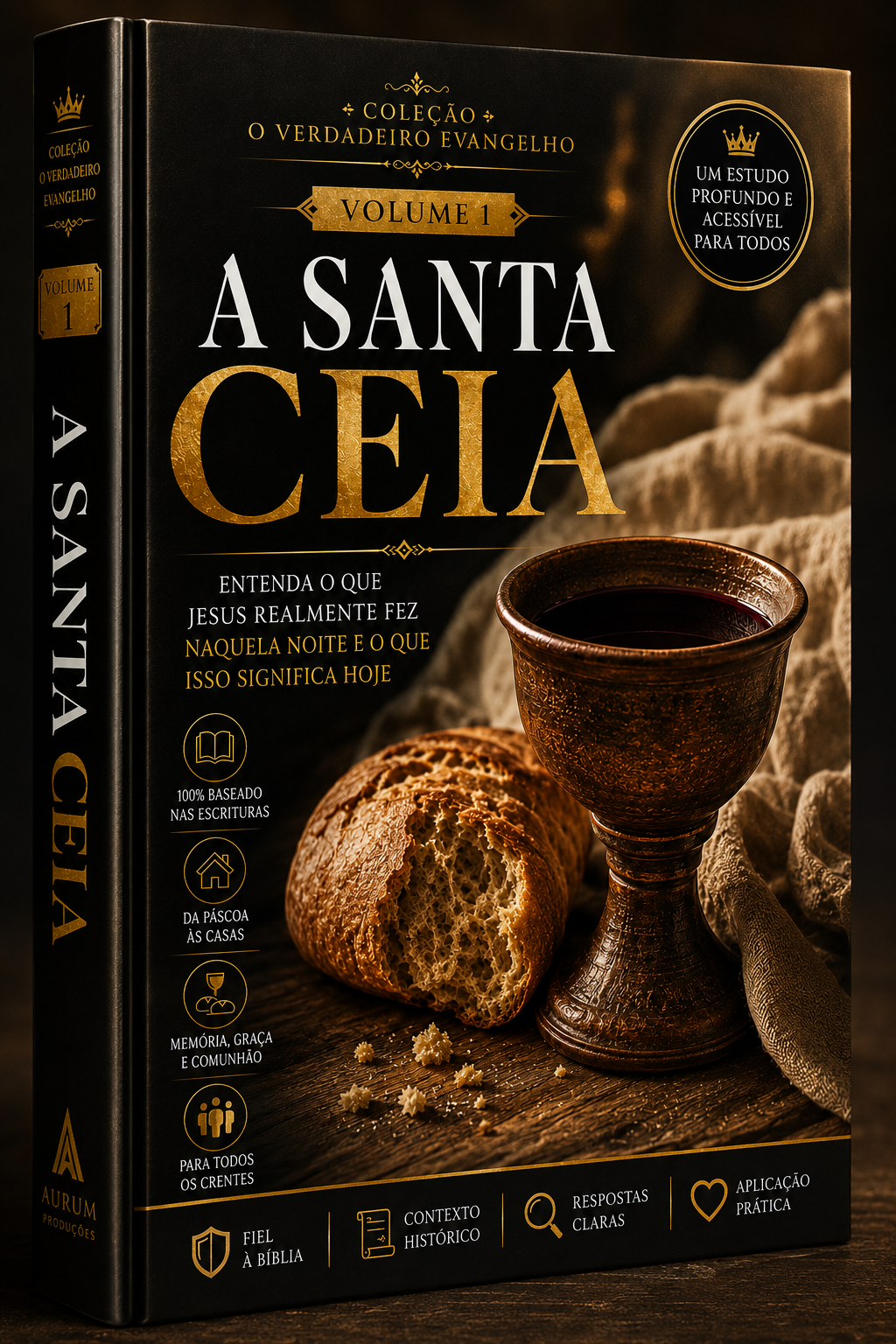Capa do livro A Santa Ceia